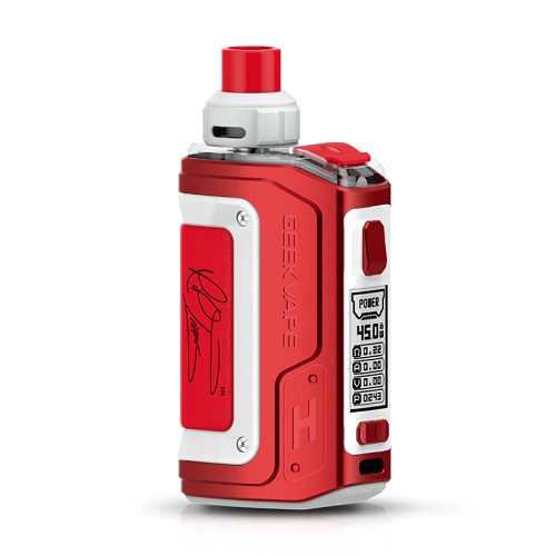 Geek Vape Hero 2(H45) 1400mAh Pod Kit - Red and white