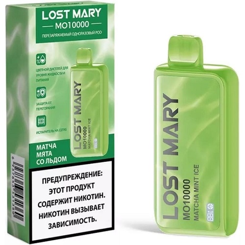 Lost Mary MO10000 - Матча Мята со Льдом
