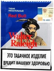 Нюхательный табак WALTER Raleigh Red Bull (Уолтер Ролей Ред Булл) 10гр