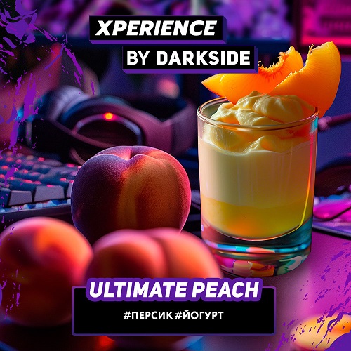 Табак для кальяна DarkSide Xperience (Дарксайд Экспириенс) - Ultimate Peach (Персик, Йогурт) 30гр.