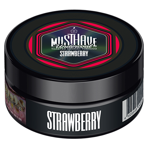 Табак для кальяна Must Have (Маст Хэв) - Strawberry (Садовая клубника) 25гр.