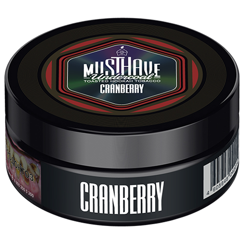 Табак для кальяна Must Have (Маст Хэв) - Cranberry (Клюква) 25гр.