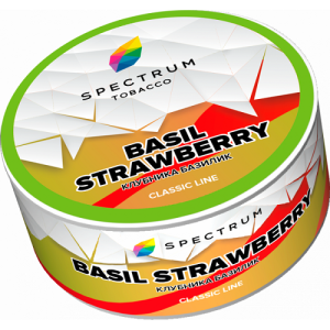 Табак для кальяна Spectrum (Спектрум) - Basil Strawberry (Базилик и клубника) 25гр.