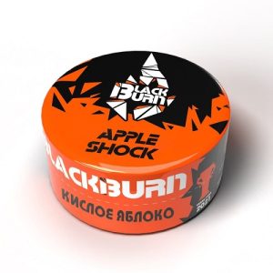 Табак для кальяна BlackBurn (Блэк Берн) - Apple Shock (Кислое зеленое яблоко) 25гр.