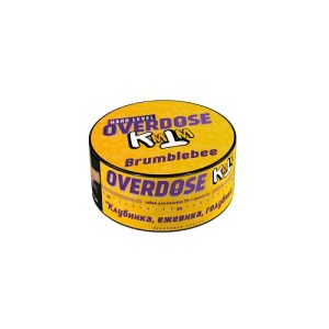 Табак для кальяна Overdose (Овердос) - Brumblebee (Клубника ежевика голубика) 25гр.