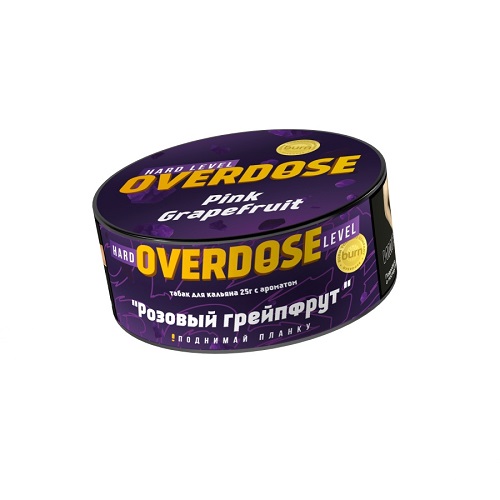 Табак для кальяна Overdose (Овердос) - Pink Grapefruit (Розовый грейпфрут) 25гр.