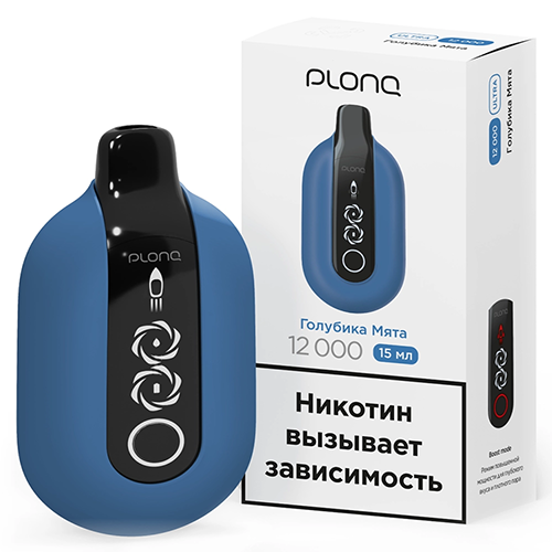PLONQ ULTRA 12000 - Голубика Мята