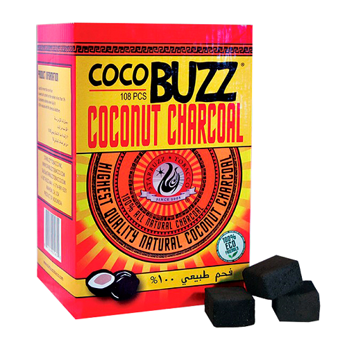 Уголь для кальяна Cocobuz 25мм (72шт, 1 кг)