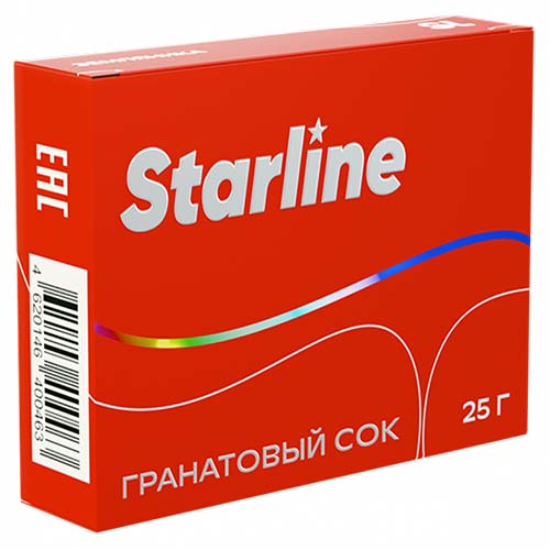Табак для кальяна Starline (Старлайн) - Гранатовый сок 25гр.