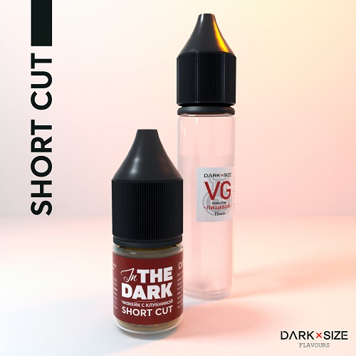 Ароматизатор DARK X SIZE In The Dark - Чизкейк с клубникой (SHORT+)