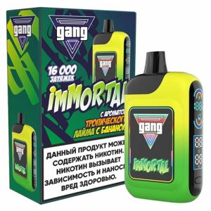 GANG IMMORTAL 16000 - Тропический Лайм с Бананом