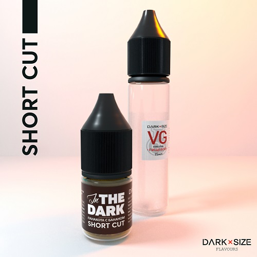 Ароматизатор DARK X SIZE In The Dark - Панакота с бананом (SHORT+)