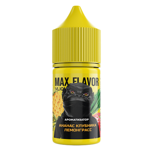 Ароматизатор VLIQ Max Flavor Ice - Клубника Ананас Лемонграсс (Strawberry Pineapple Lemongrass Ice) 12мл