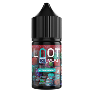 Ароматизатор VLIQ Loot ICE - Клубнично Вишневая Бомба 12мл