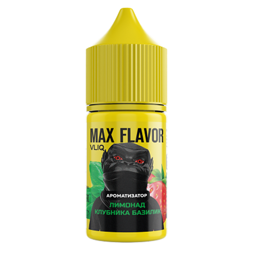 Ароматизатор VLIQ Max Flavor Ice - Лимонад Клубника Базилик (Strawberry Basil Lemonade Ice) 12мл
