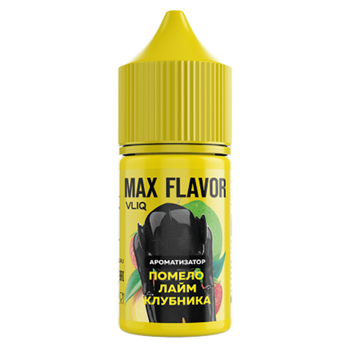 Ароматизатор VLIQ Max Flavor Sour - Помело Лайм Клубника (Pomelo Lime Strawberry Storm) 12мл
