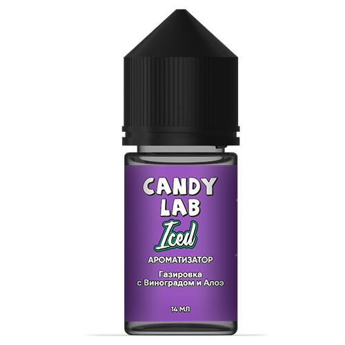 Ароматизатор CandyLab Iced - Газировка с виноградом и алоэ (Great Grape) 14мл