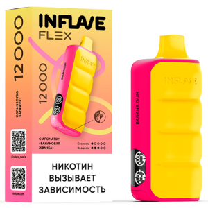 INFLAVE FLEX 12000 - Банановая Жвачка