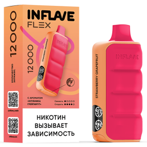 INFLAVE FLEX 12000 - Клубника Грейпфрут