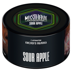 Табак для кальяна Must Have (Маст Хэв) - Sour Apple (Кислое яблоко) 25гр.