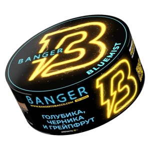 Табак для кальяна Banger (Бэнгер) - Bluemist (Черника, Голубика, Грейпфрут) 25гр.