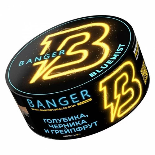 Табак для кальяна Banger (Бэнгер) - Bluemist (Черника, Голубика, Грейпфрут) 25гр.