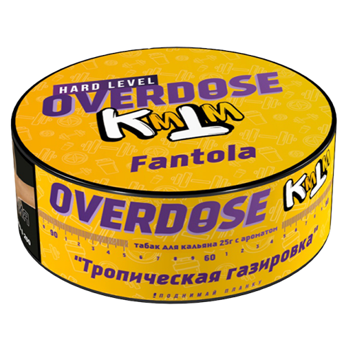 Табак для кальяна Overdose (Овердос) - Fantola (Тропическая газировка) 25гр.