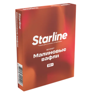 Табак для кальяна Starline (Старлайн) - Малиновые вафли 25гр.