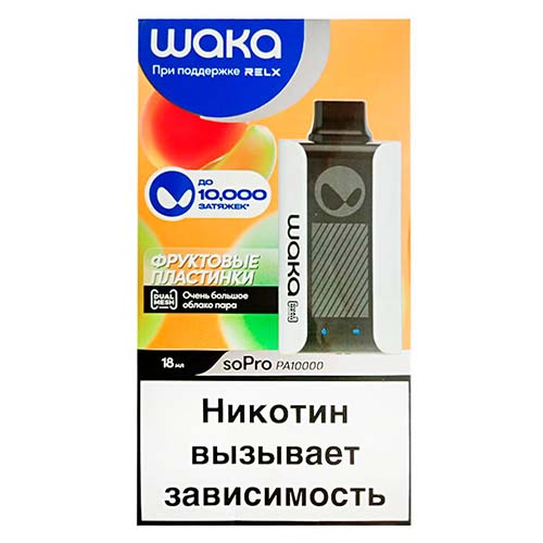 WAKA soPRO 10000 - Фруктовые Пластинки