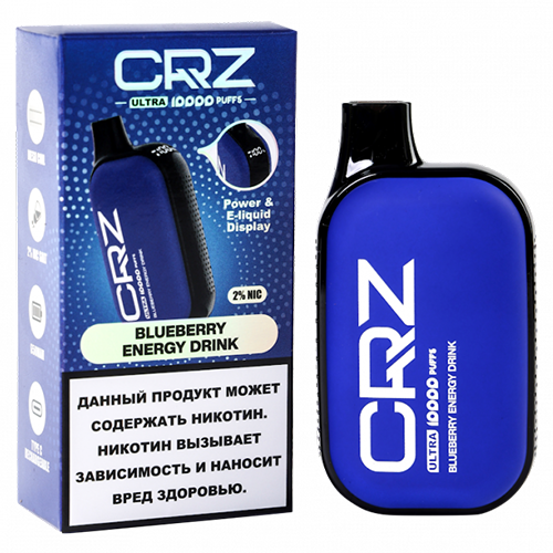CRZ ULTRA 10000 - Черничный Энергетик (Blueberry Energy Drink)