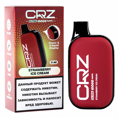 CRZ ULTRA 10000 - Клубничное Мороженое (Strawberry Ice Cream)