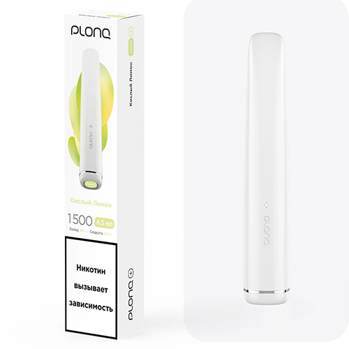 PLONQ PLUS 1500 - Кислый Лимон