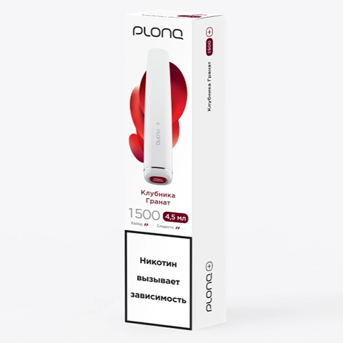 PLONQ PLUS 1500 - Клубника Гранат