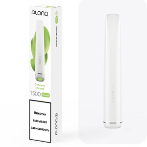 PLONQ PLUS 1500 - Зеленое Яблоко