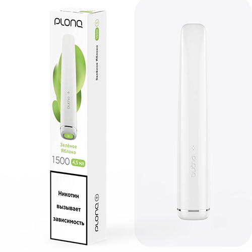 PLONQ PLUS 1500 - Зеленое Яблоко