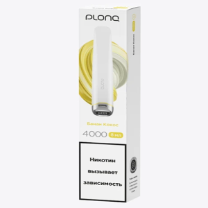 PLONQ PLUS PRO 4000 - Банан Кокос