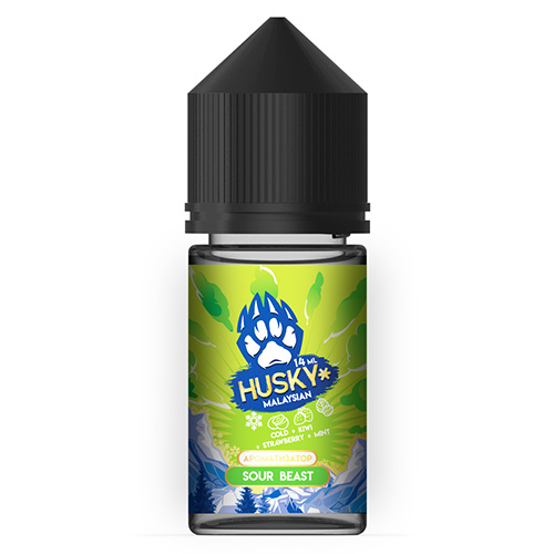 Ароматизатор HUSKY Malaysian - Sour Beast (ледяной микс киви клубники и мяты) 14мл