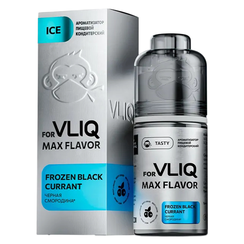 Ароматизатор VLIQ Max Flavor Ice - Черная Смородина (Frozen Black Currant) 12мл