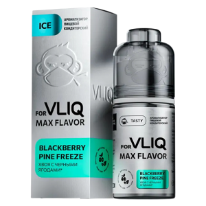 Ароматизатор VLIQ Max Flavor Ice - Хвоя с Черными Ягодами (Blackberry Pine Freeze) 12мл