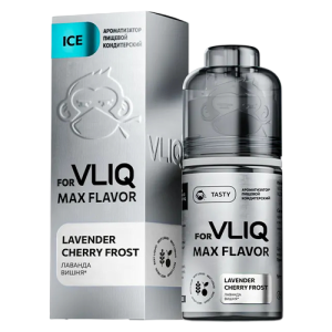 Ароматизатор VLIQ Max Flavor Ice - Лаванда Вишня (Lavender Cherry Frost) 12мл