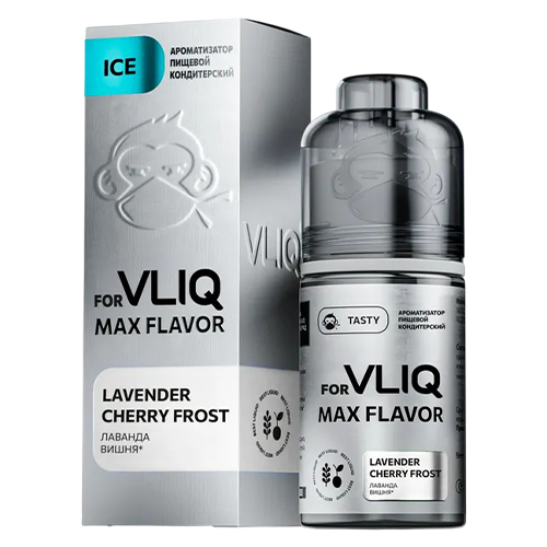 Ароматизатор VLIQ Max Flavor Ice - Лаванда Вишня (Lavender Cherry Frost) 12мл
