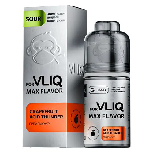 Ароматизатор VLIQ Max Flavor Sour - Грейпфрут (Grapefruit Acid Thunder) 12мл