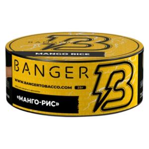 Табак для кальяна Banger (Бэнгер) - Mango Rice (Манго с рисом) 25гр.