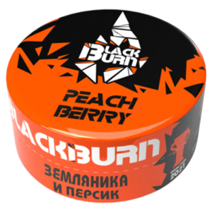Табак для кальяна BlackBurn (Блэк Берн) - Peachberry (Земляника-Персик) 25гр.