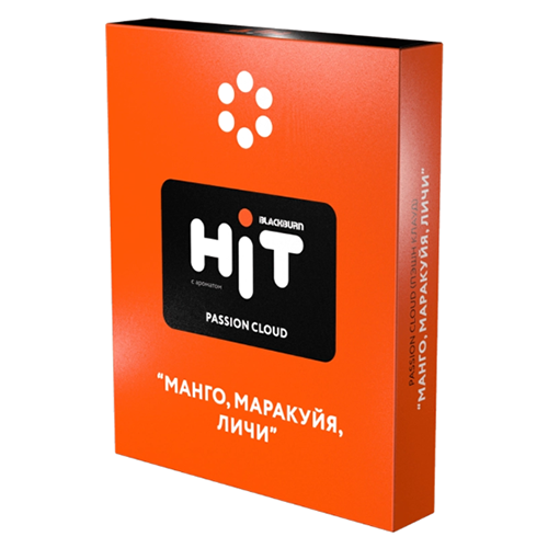Табак для кальяна BlackBurn HIT (Блэк Берн Хит) - Passion Cloud (Манго, Маракуйя, Личи) 30гр.