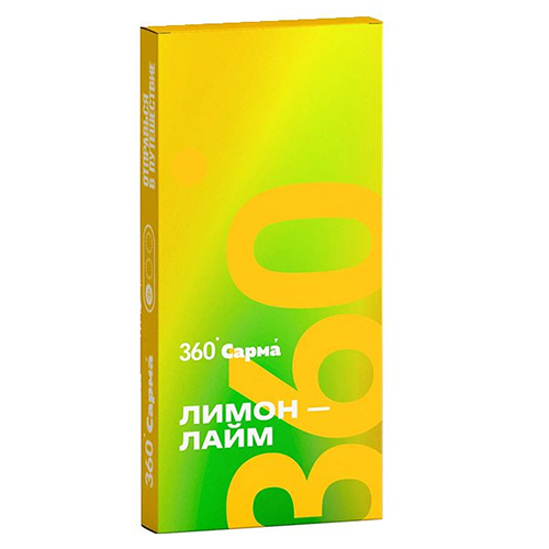 Табак для кальяна Сарма 360 [Легкая] (Sarma 360) - Лимон лайм 40гр.