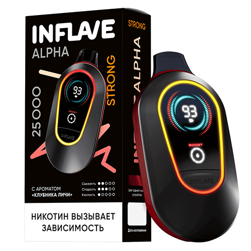 INFLAVE ALPHA STRONG 25000 - Клубника Личи