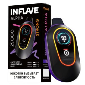 INFLAVE ALPHA STRONG 25000 - Виноградный Микс