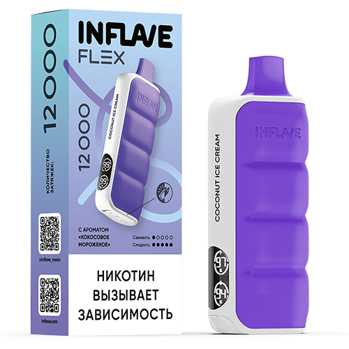 INFLAVE FLEX 12000 - Кокосовое Мороженое