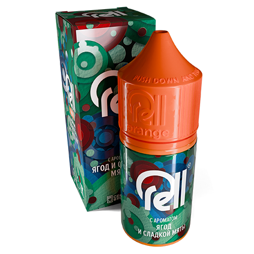 Ароматизатор RELL Orange - Berries and Sweet Mint (ягоды и сладкая мята) 14мл